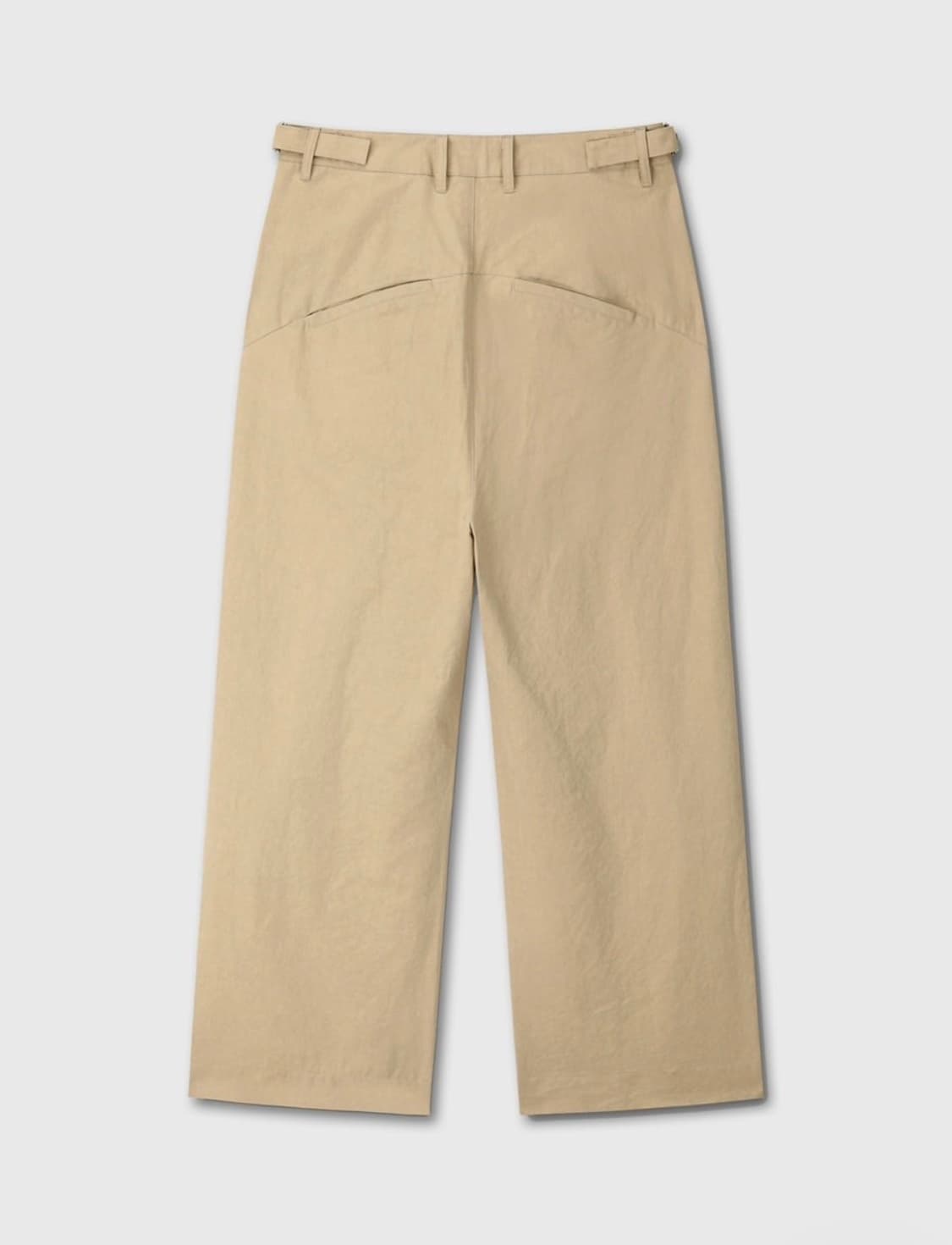 다이브인 베른 원턱 와이드 치노 베이지 0사이즈 상품이미지2