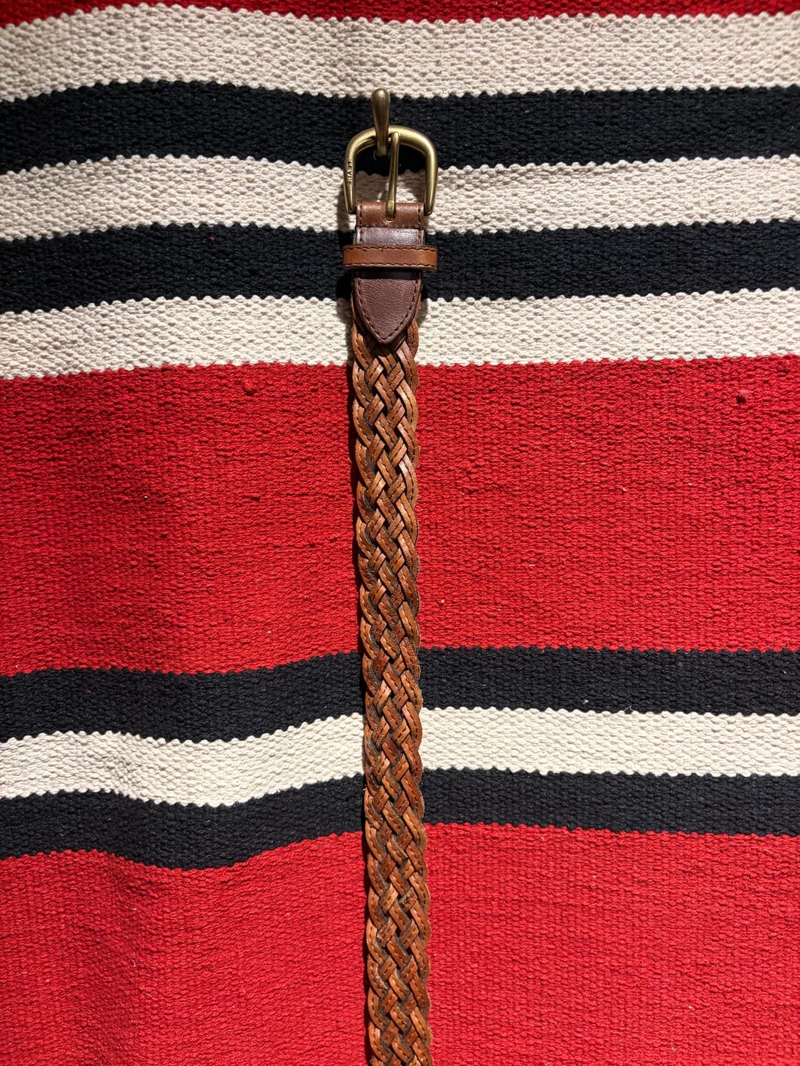 리바이스 위빙 벨트 / Levis brown weaving belt 상품이미지2