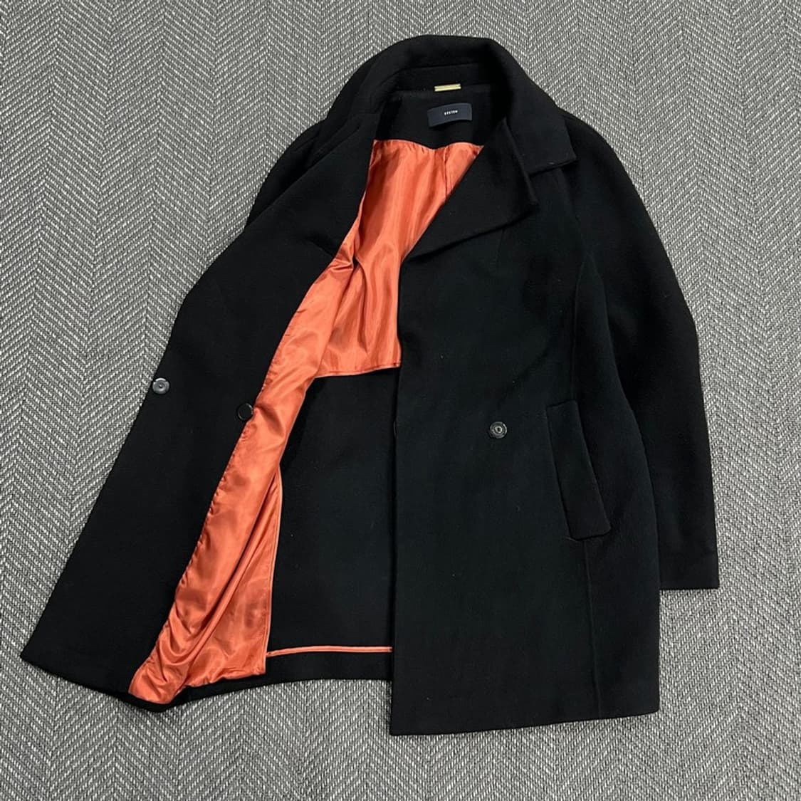 시스템 울 캐시미어코트 v1248 상품이미지3