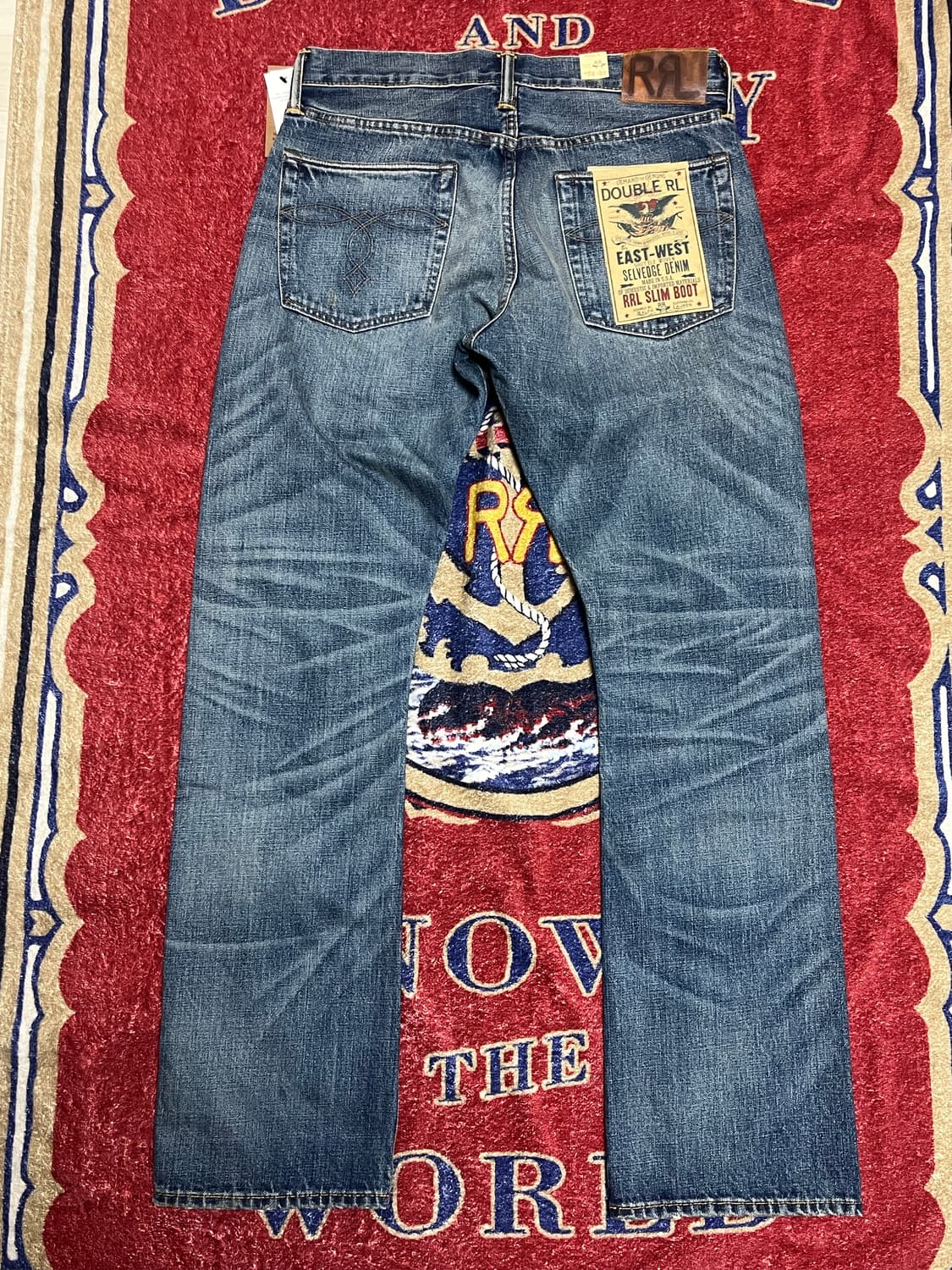 더블알엘 (RRL) 슬림부츠 브라이어필드 셀비지 진  상품이미지3