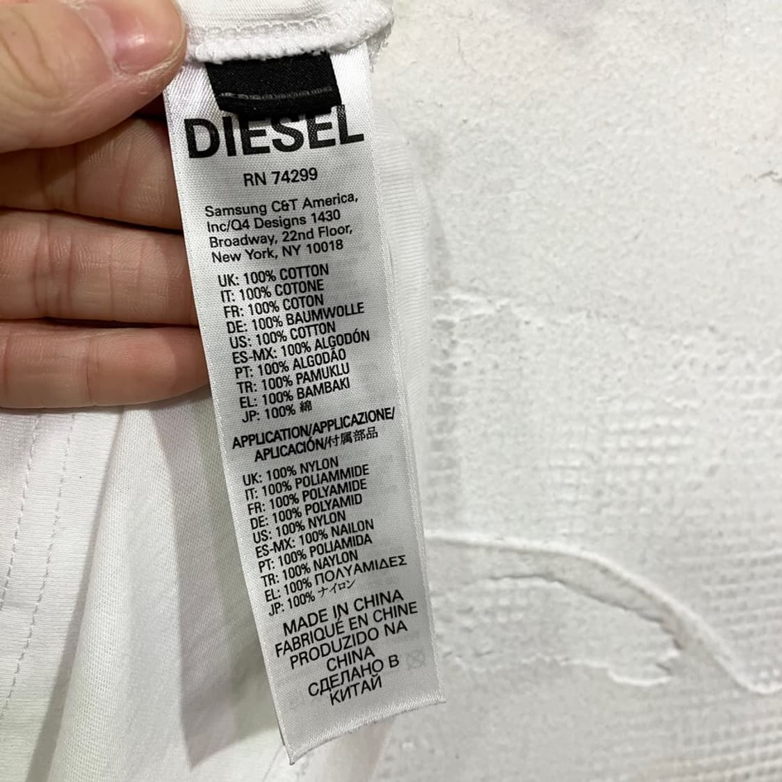 디젤 프린팅 반팔티 상품이미지10