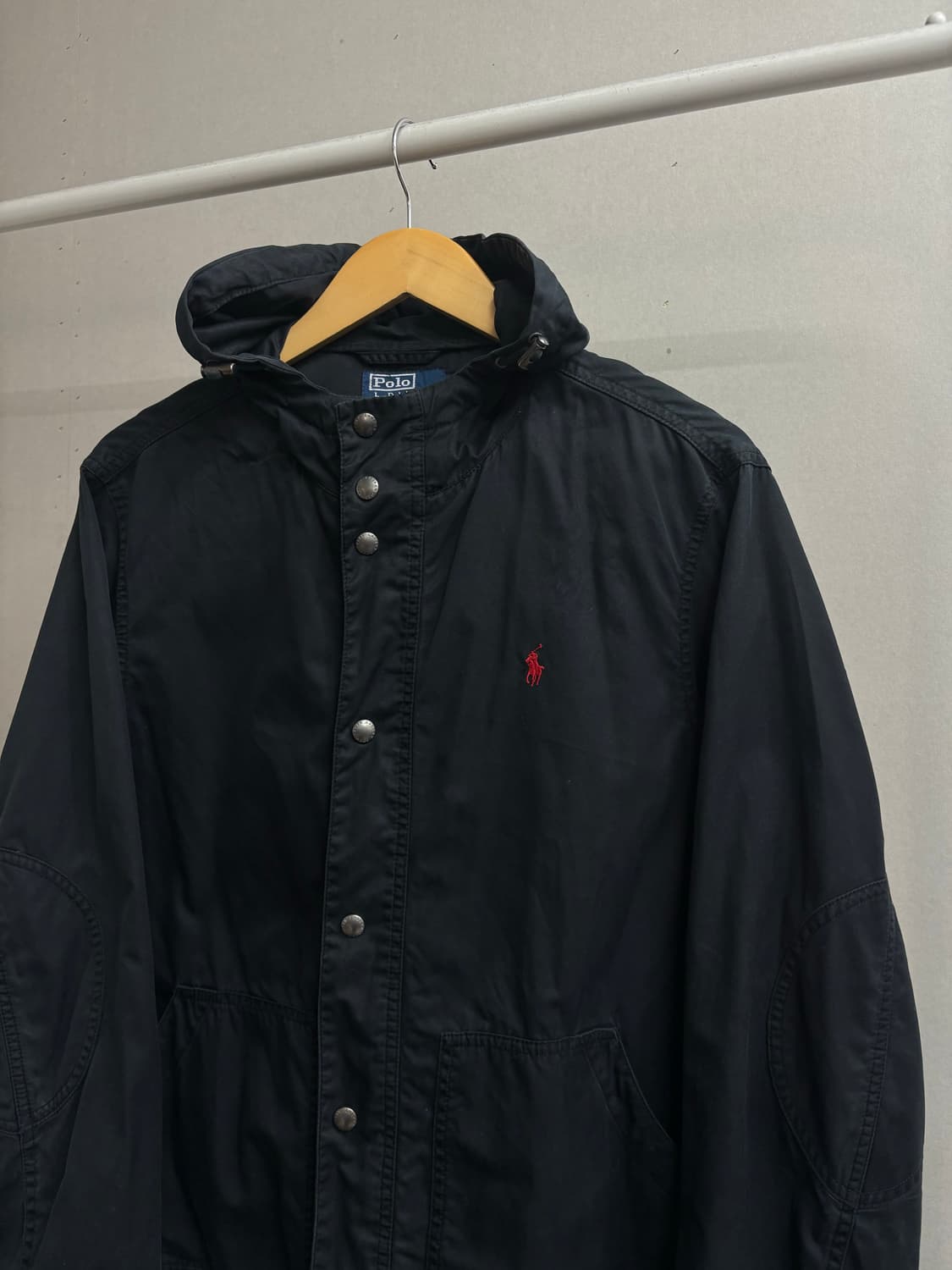 폴로00s 두산 아카이브 블랙 자켓 상품이미지1