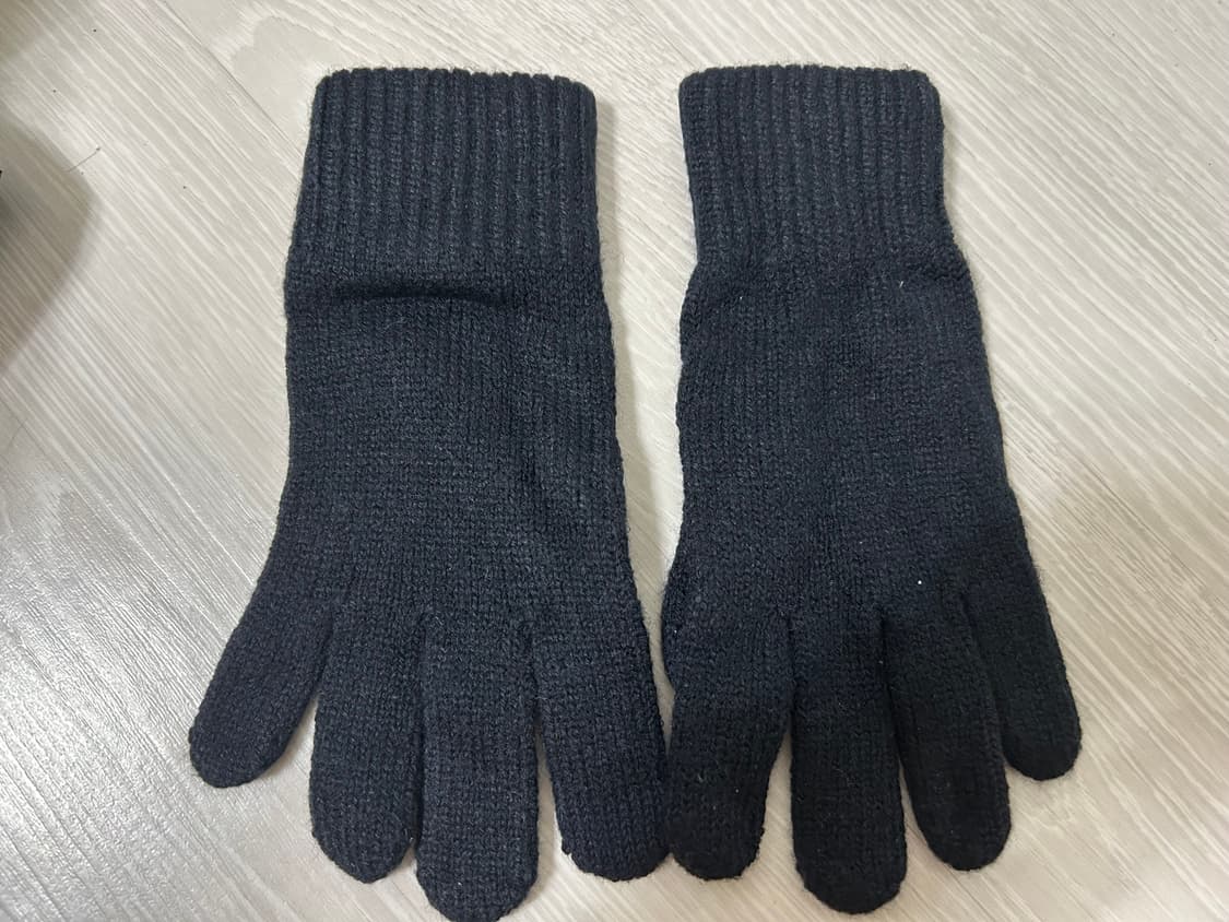 유니클로 히트택 장갑 M 사리즈 네이비 상품이미지1