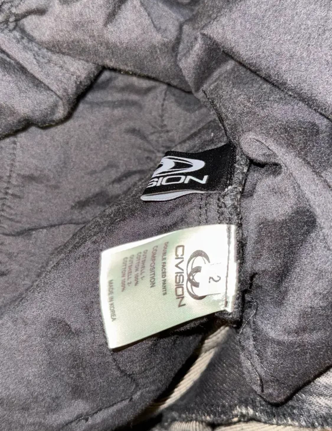 [2] Civision by CSC 더블 페이스드 팬츠 워시드 블랙 상품이미지3