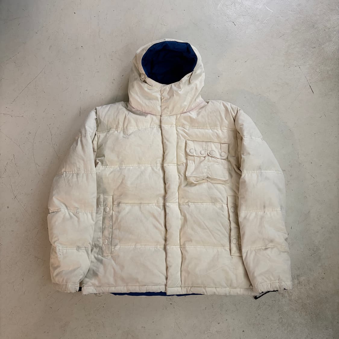 90s 타미힐피거 진스 빈티지 패딩 M 상품이미지1