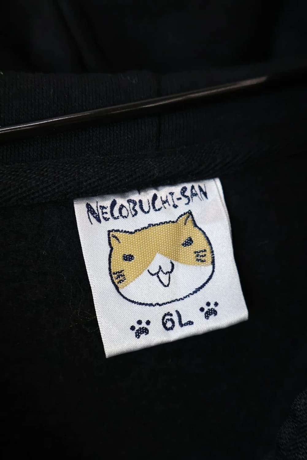 NECOBUCHI SAN Black Zip Hoodie 상품이미지5