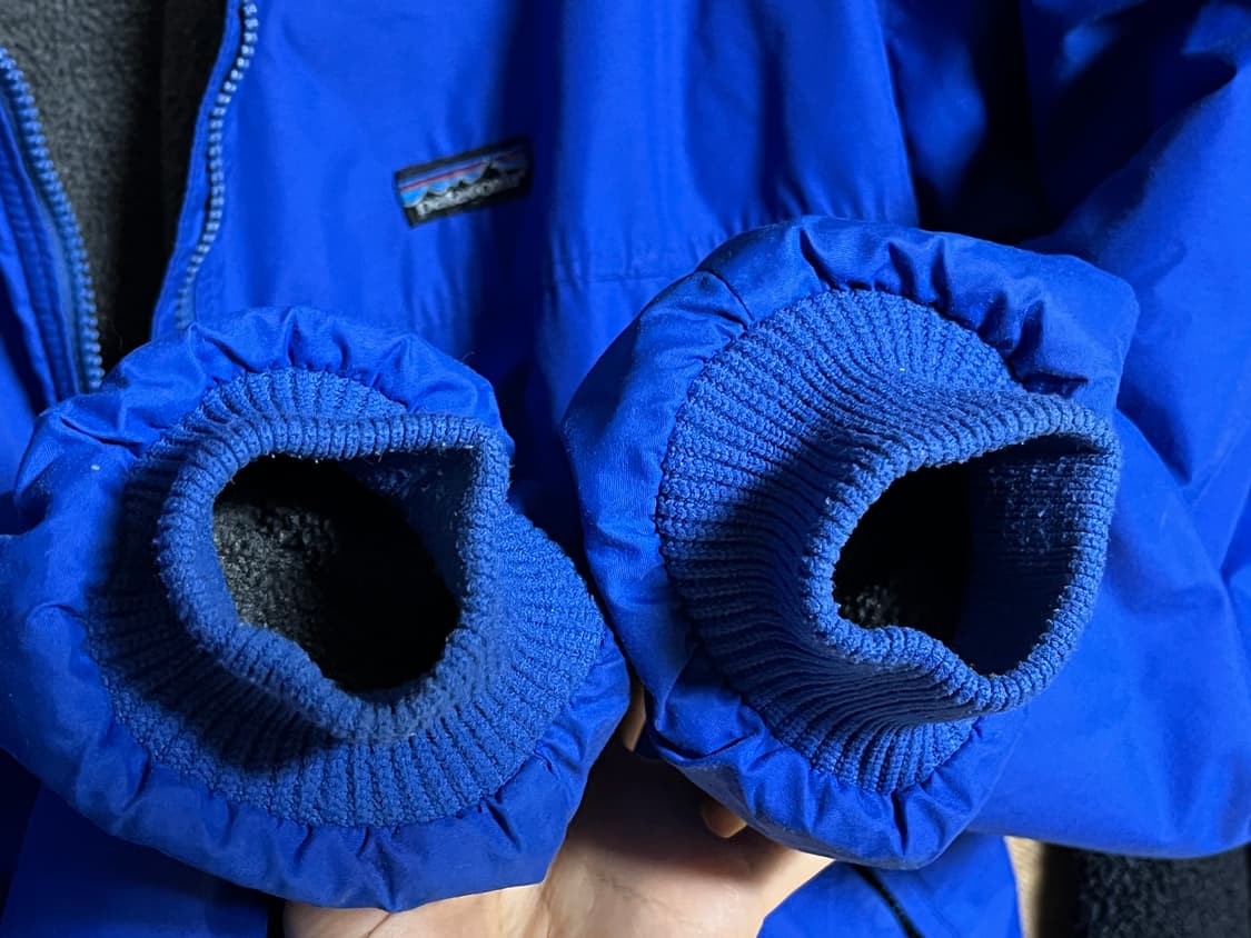 80s 파타고니아 쉘드 신칠라 투웨이 봄버 XL 상품이미지4