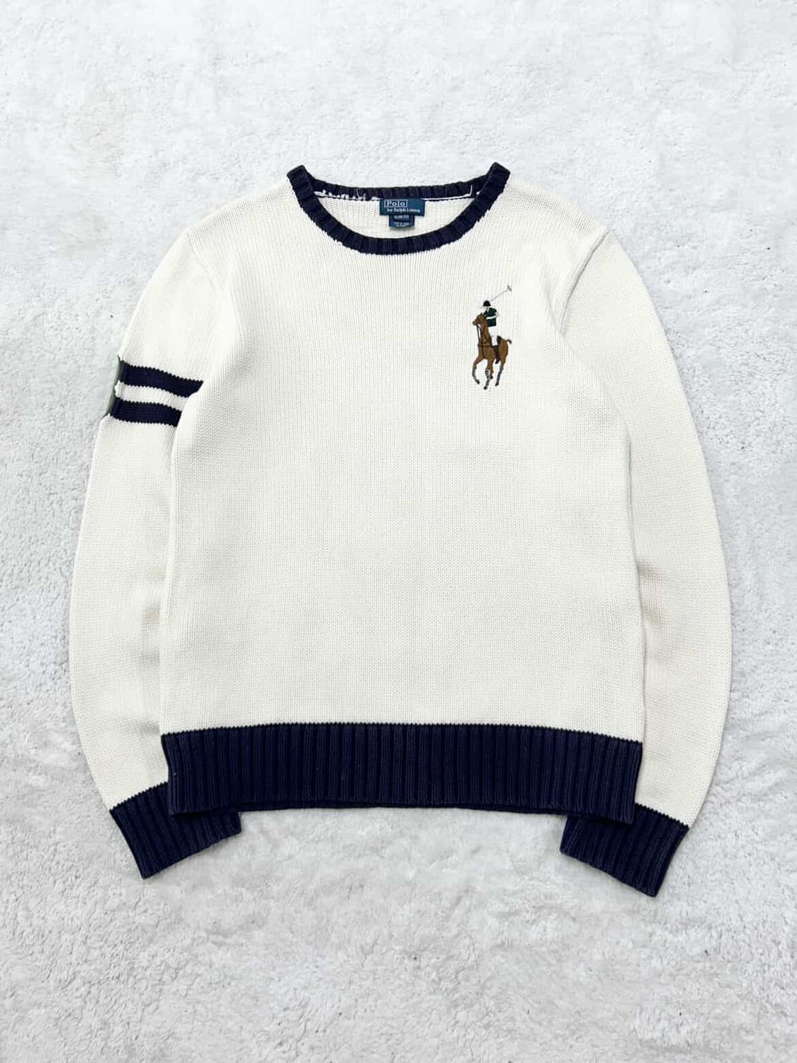폴로 빅포니 크림 니트 상품이미지6