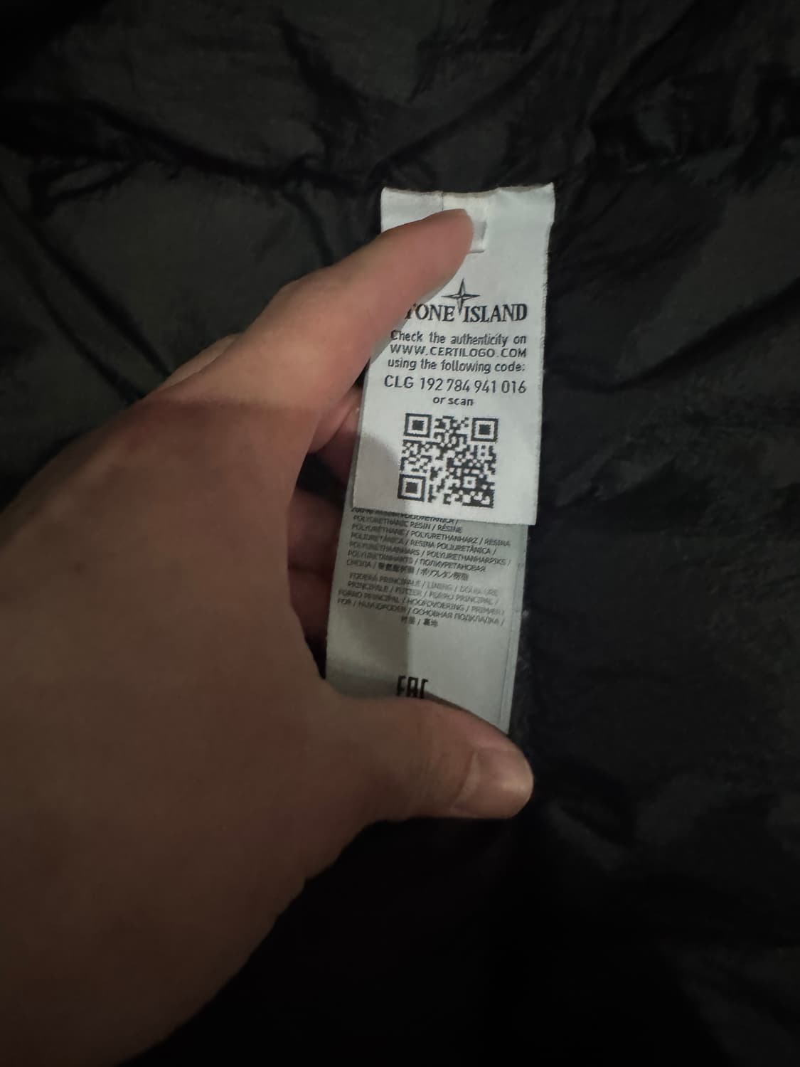 [L] 스톤아일랜드 17fw 크링클랩스 후드 패딩 다크그린 6754022 상품이미지6