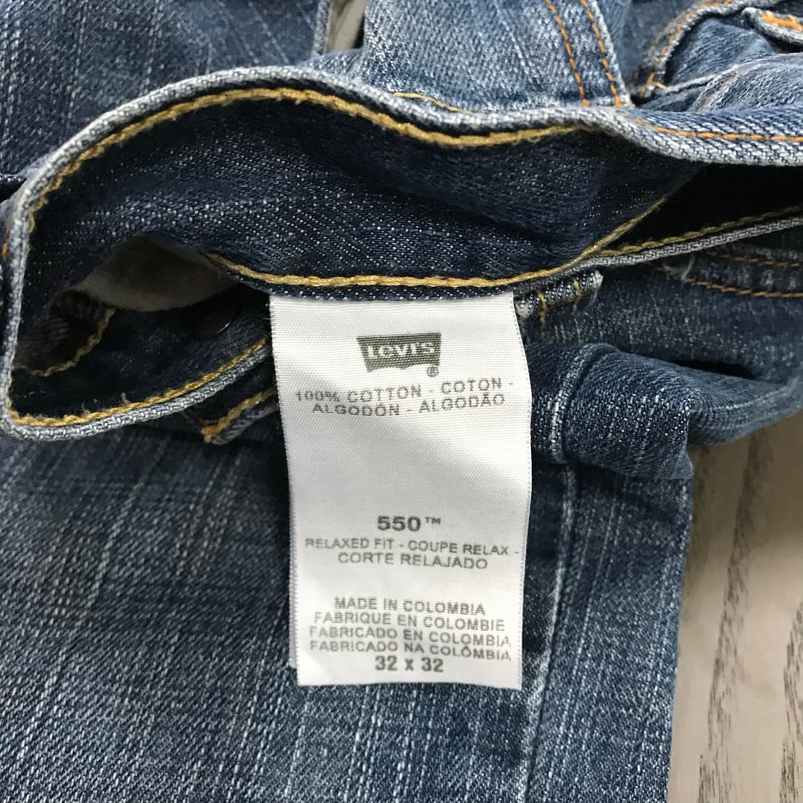 10s 콜롬비아 리바이스 550 데님 32 상품이미지7