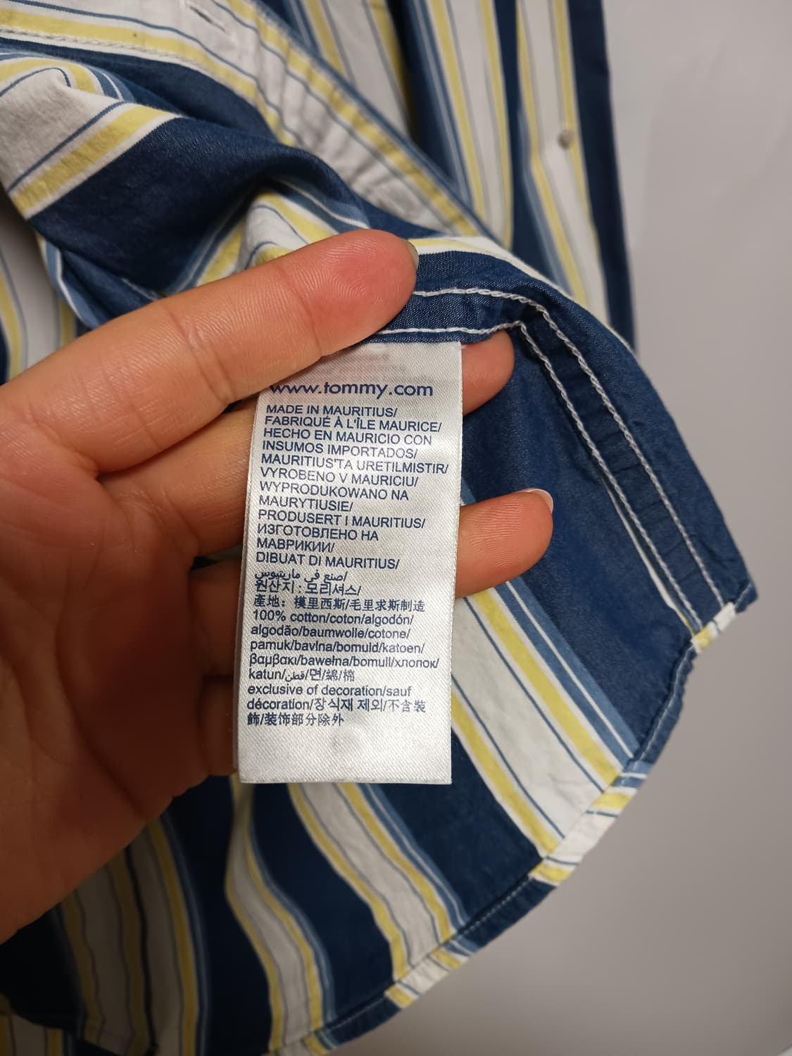 타미힐피거 스트라이프 릴렉스핏 셔츠 상품이미지4