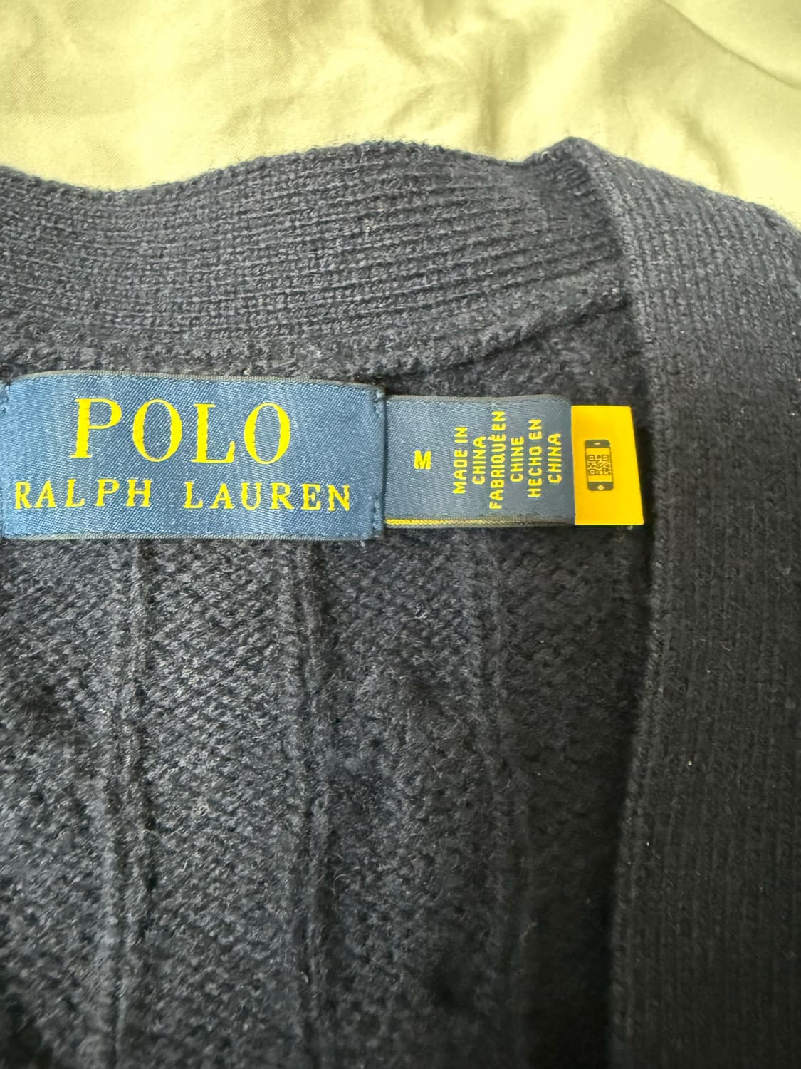 폴로 울 꽈배기 가디건 [M] 상품이미지4