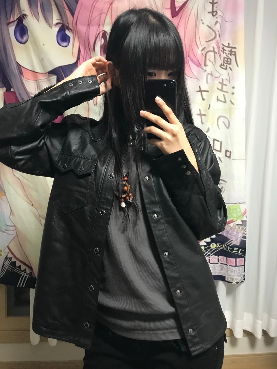 웨스턴 셔츠 레더 자켓 상품이미지1