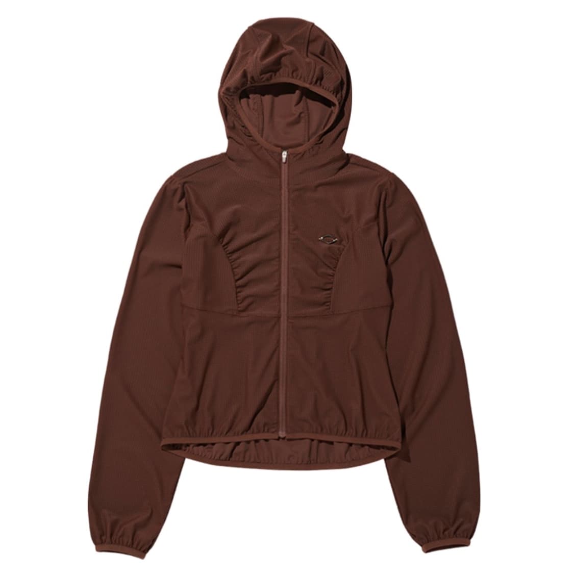 미스치프 후드 와플 집업 브라운 M 상품이미지1