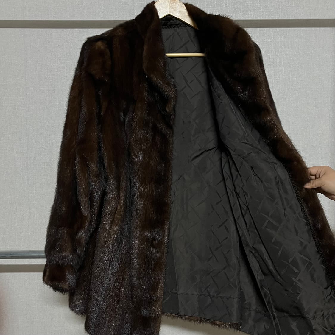 밍크 코트 브라운 상품이미지7