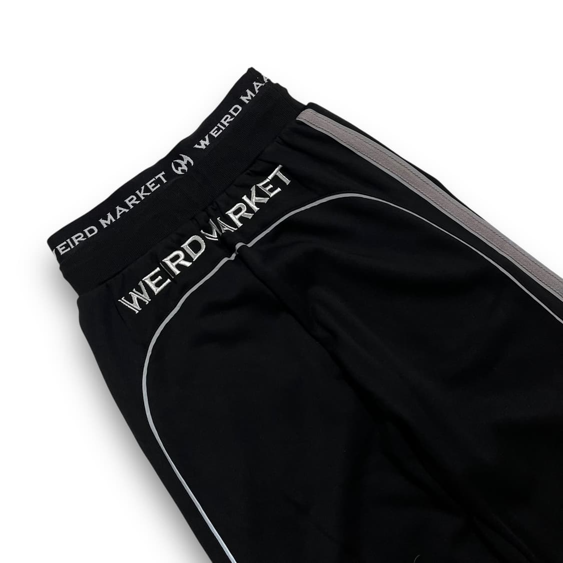 위어드 마켓 복서 로고 프리브 삼선 코튼 다크 트랙팬츠 상품이미지5
