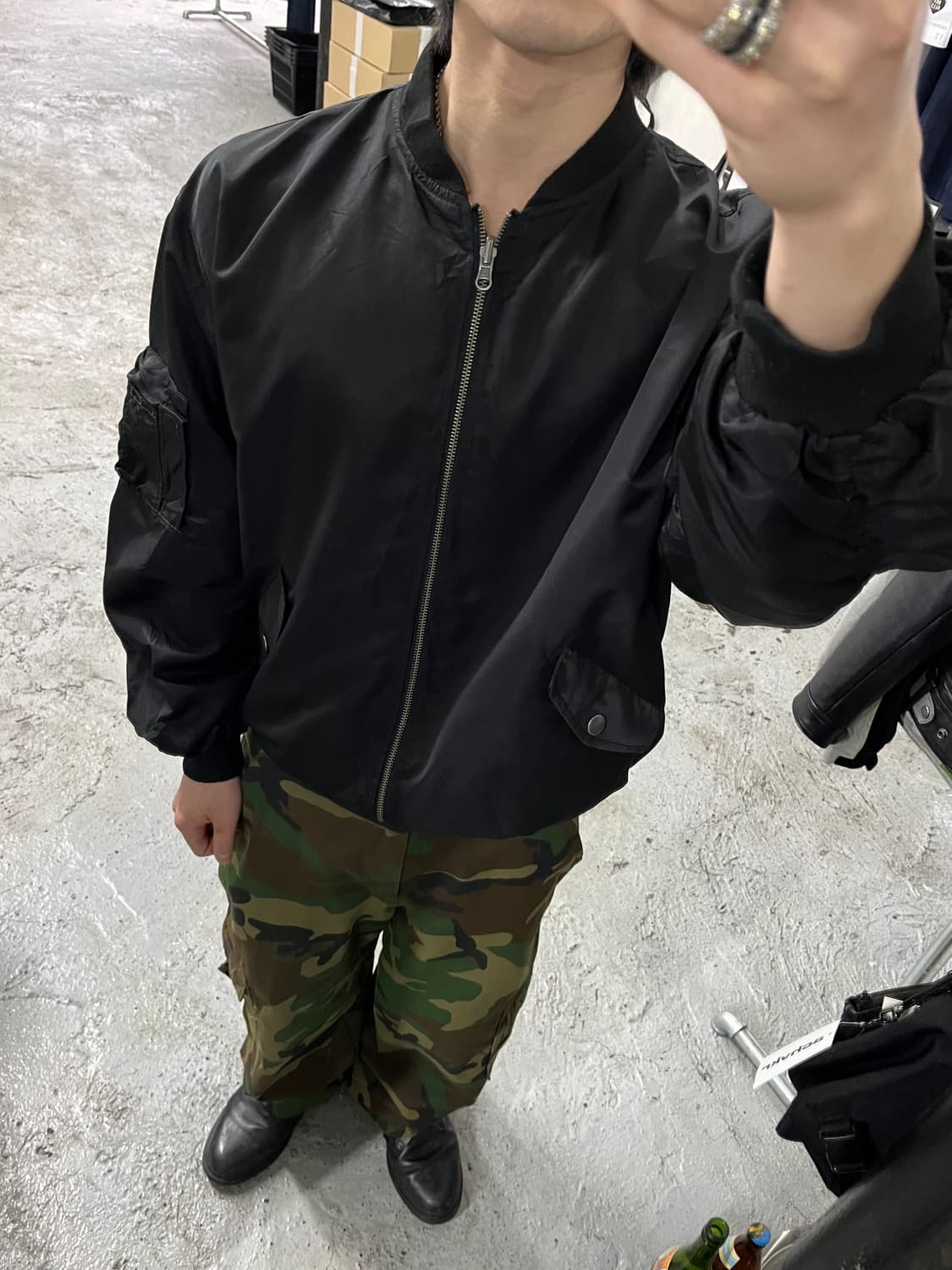 wego reversible ma-1 bomber jacket 상품이미지2