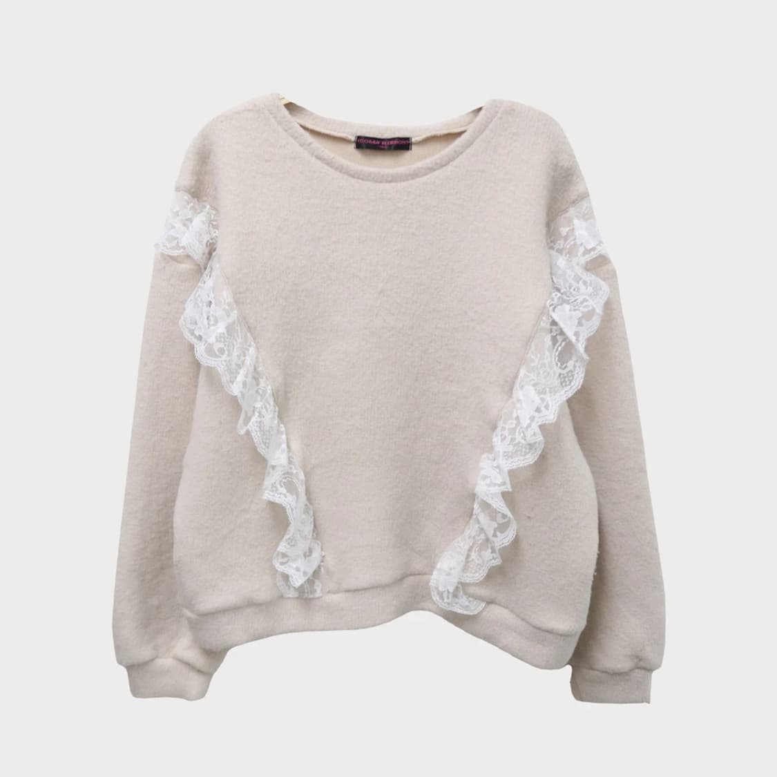 DOLLY RIBBON 히메갸루 딸기우유 레이스 니트 61226 상품이미지1