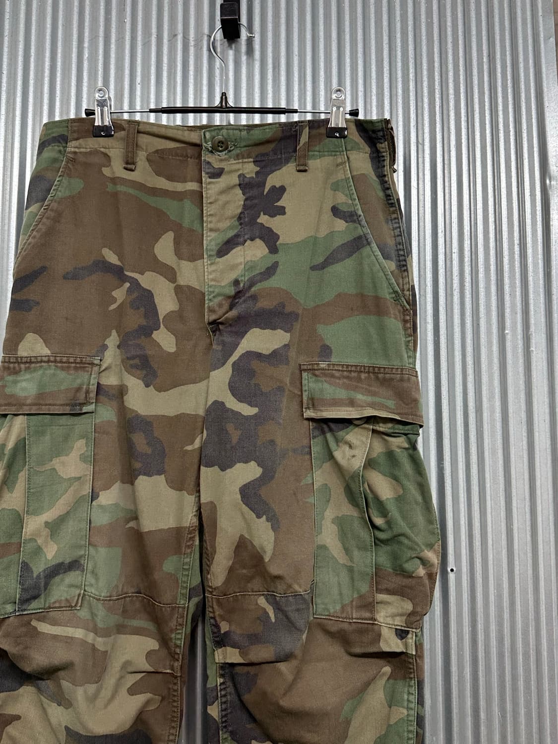 (s레귤러 )90s U.S.ARMY 미군 우드랜드 BDU 카고팬츠 상품이미지4