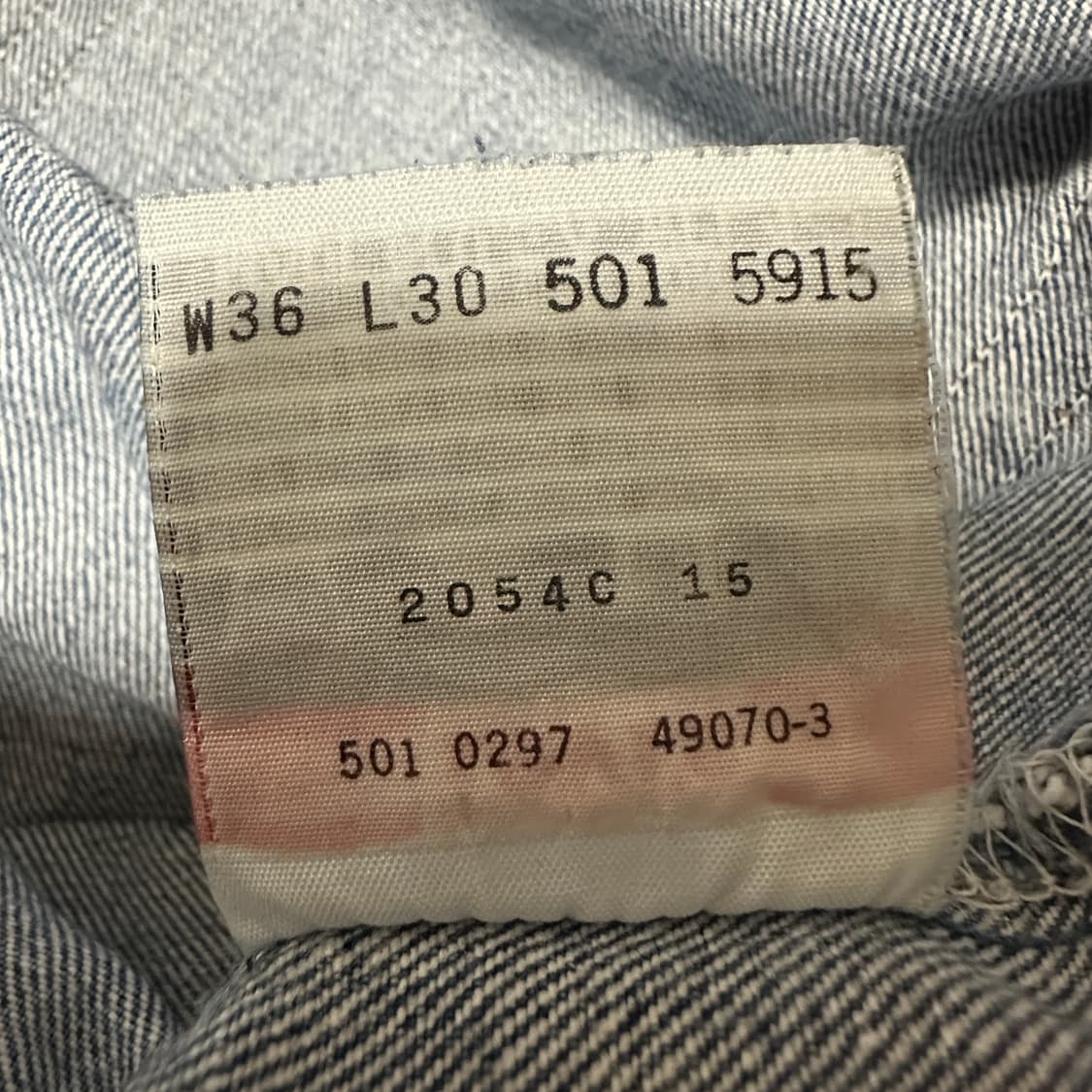 LEVI'S 501 90's usa made denim pants 상품이미지6