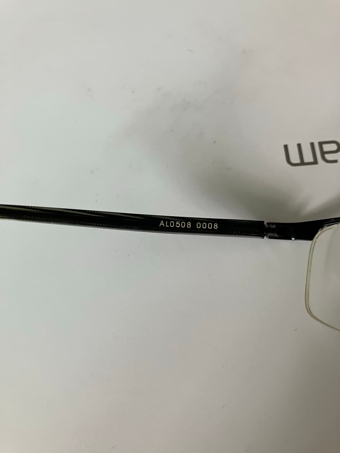 알랭미끌리 AL0508 0008 하금테 alain mikli 안경테 46 상품이미지3