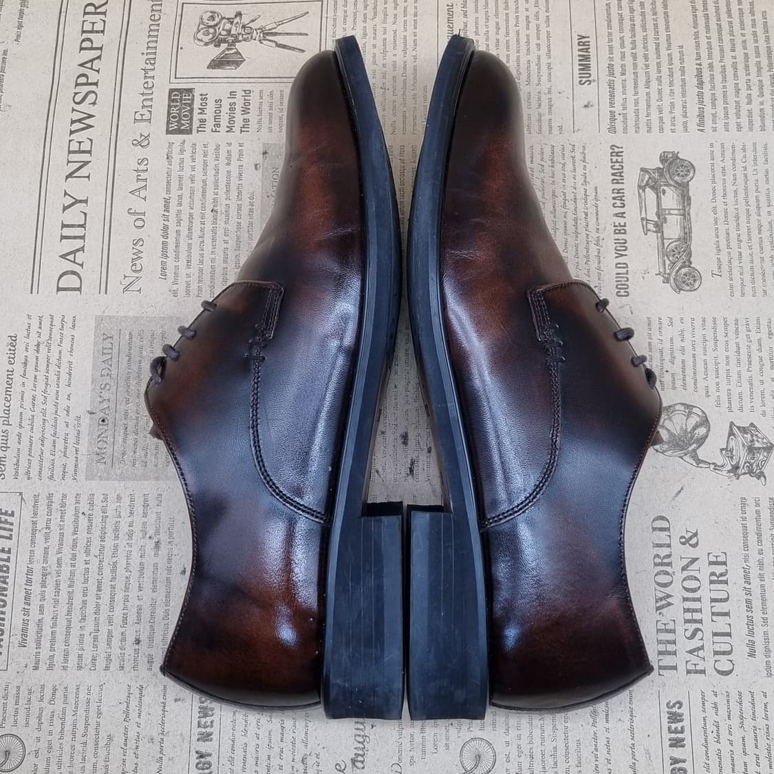 미쉘바이탠디 소가죽 남성정장구두245 굽3.5 상품이미지5