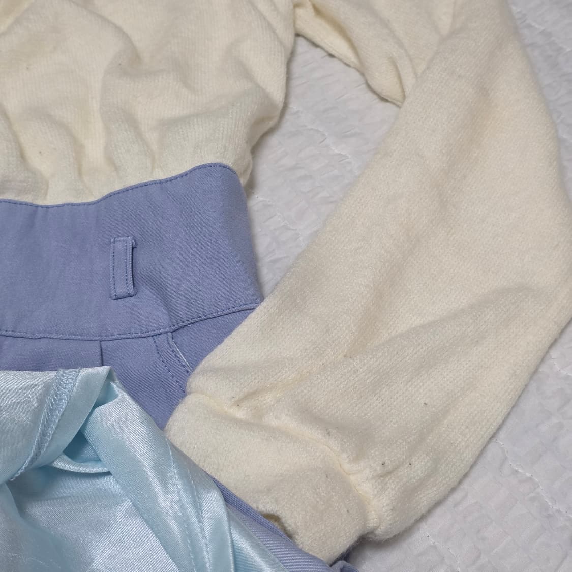 세실맥비)일본빈티지 로맨틱 히메갸루st 니트레이스 레이어드 원피스 상품이미지5