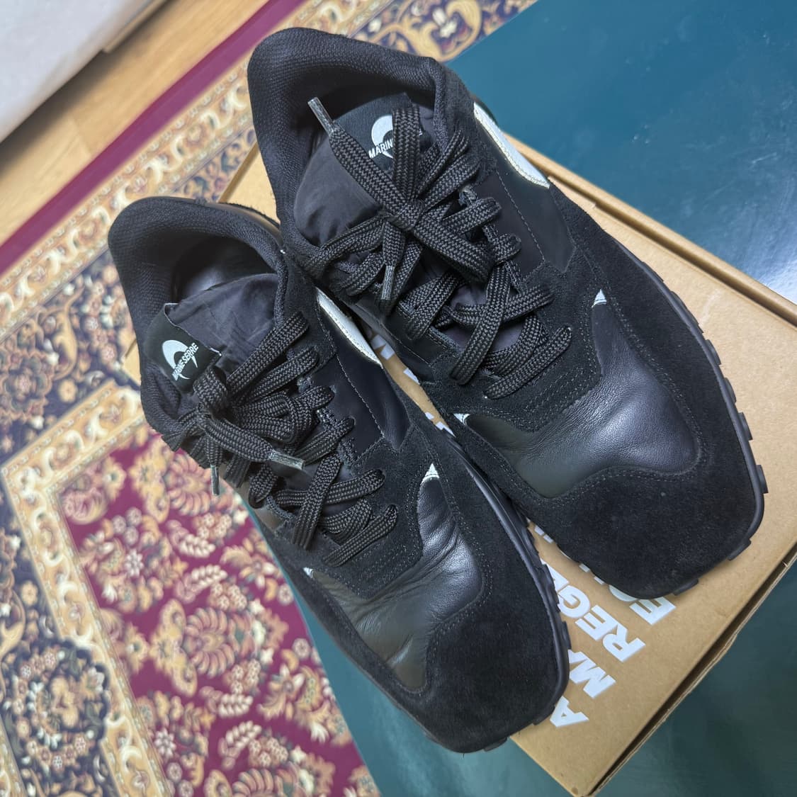 마린세르 문라이트 스니커즈 블랙 42사이즈 상품이미지2