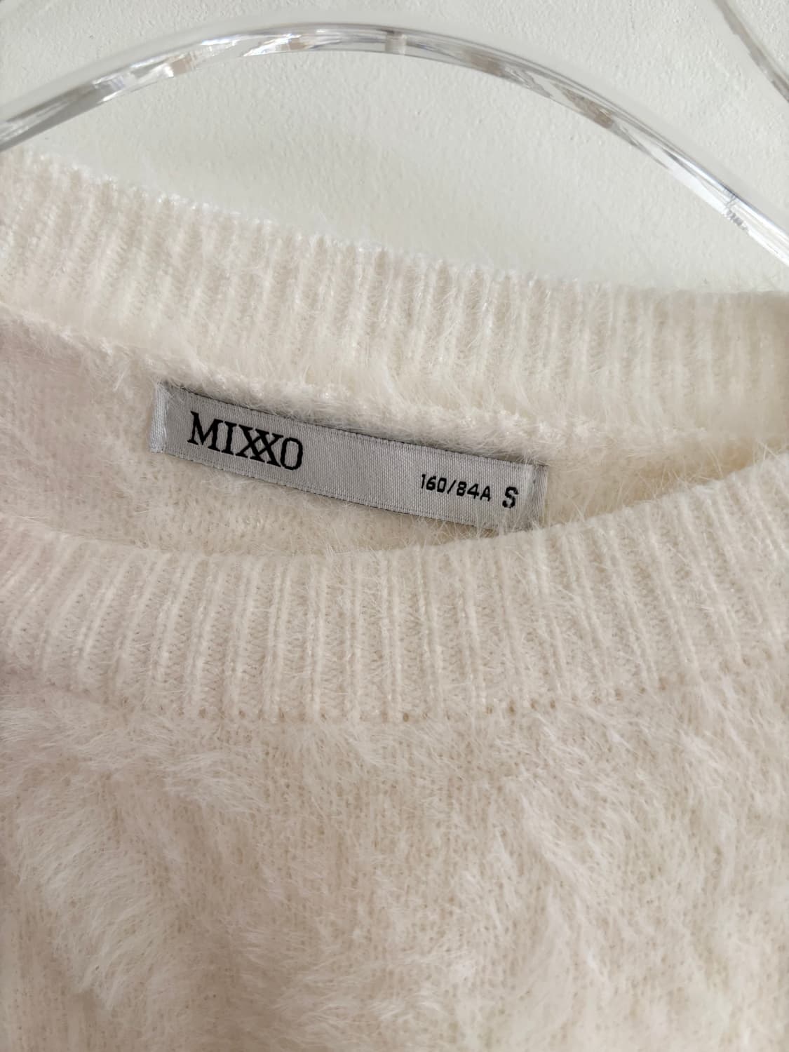 mixxo 미쏘 화이트 앙고라 니트 상품이미지8