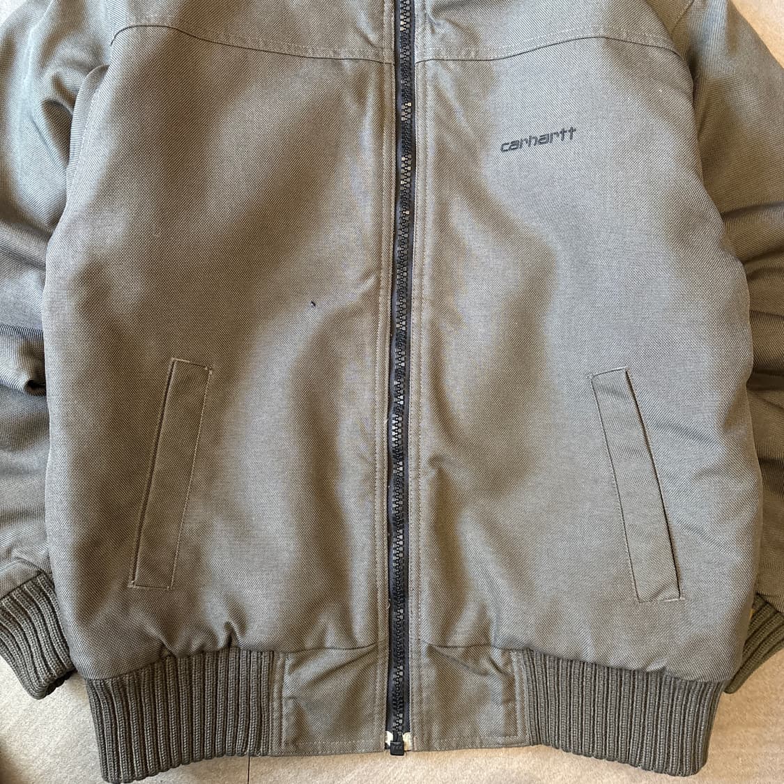 칼하트 정품 그레이 코듀라 워크 자켓 상품이미지4