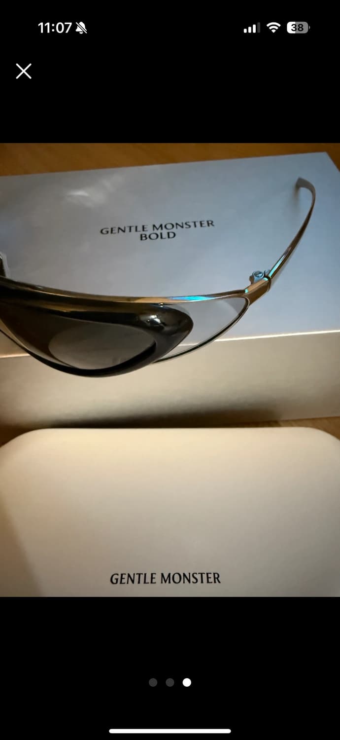 (미착용)젠틀몬스터 BOLD 선글라스(노이즈베일) 상품이미지3