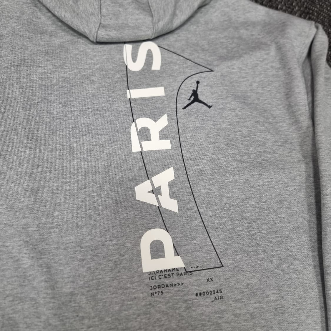 나이키 조던 파리생제르망 후드티 그레이 상품이미지4