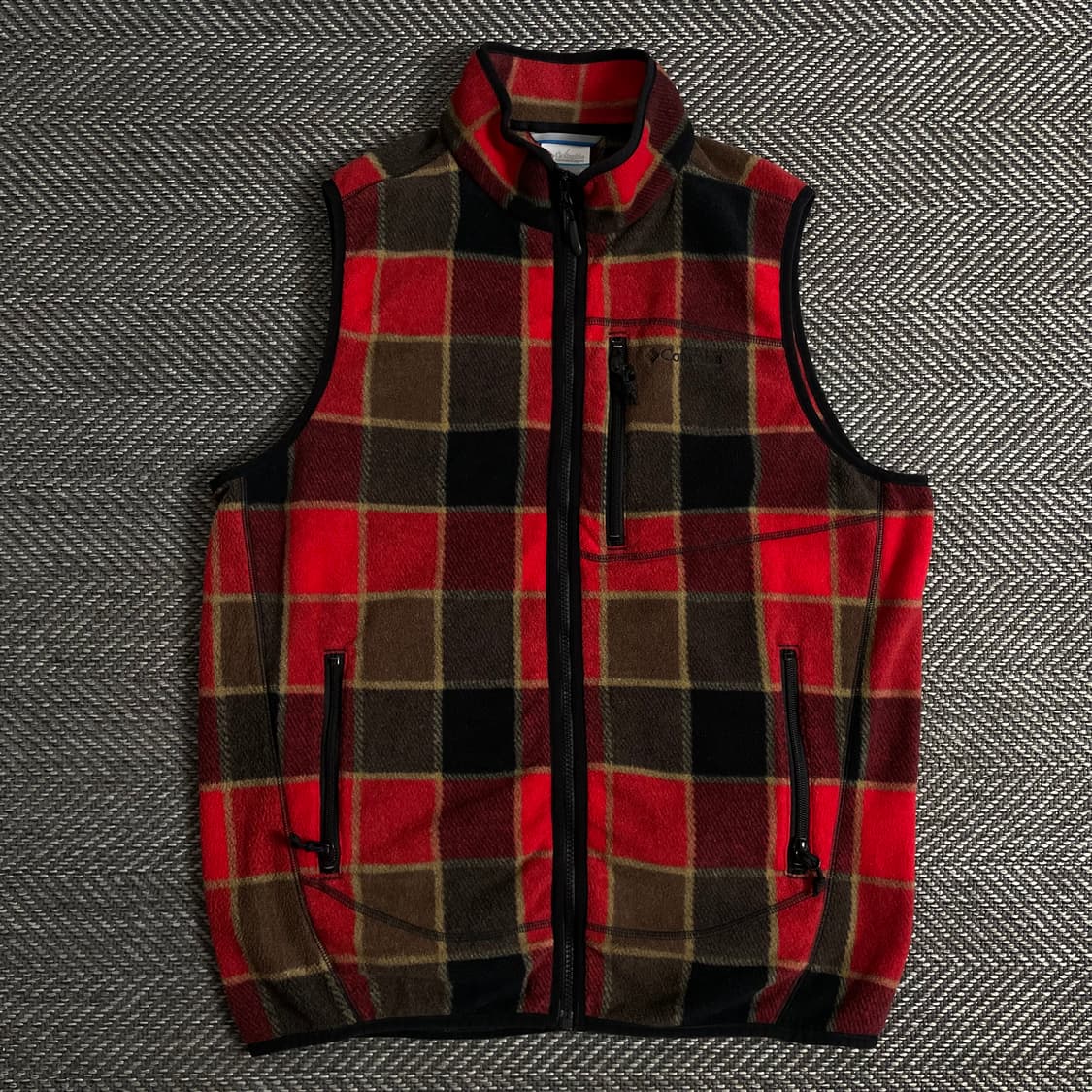 컬럼비아 USA 버팔로 체크 플리스 베스트 y 2984 상품이미지2