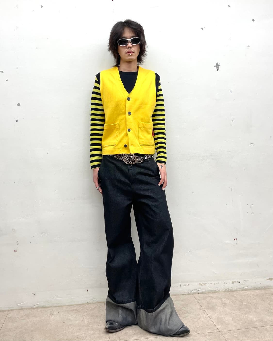 Union Jack Yellow Cotton Vest 상품이미지7