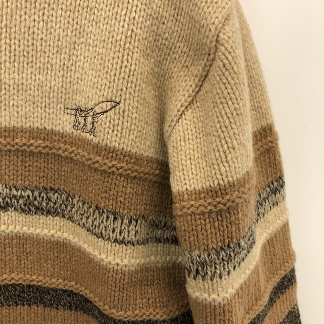 헨리코튼 숄카라 방풍 니트점퍼 100  상품이미지2