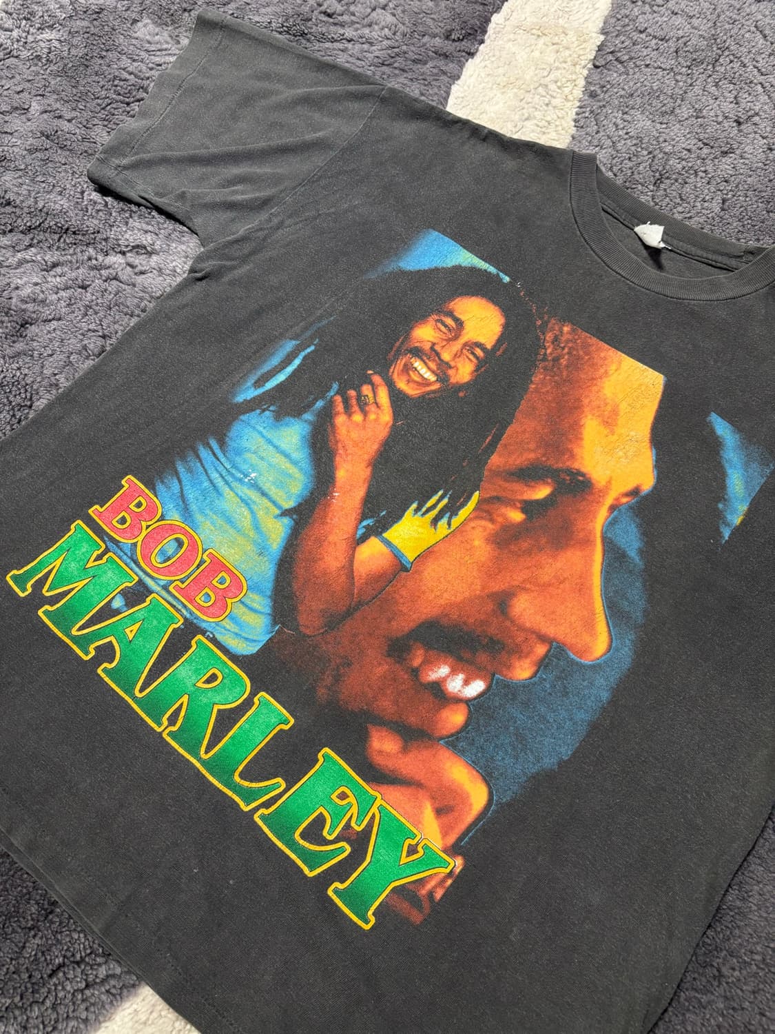 Vintage 90s Bob Marley Bootleg Rap Tee 상품이미지2