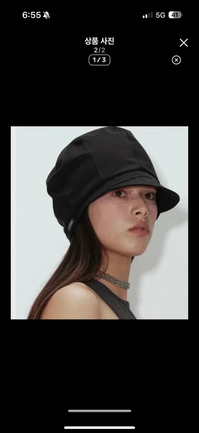 세릭(CERRIC) CASQUETTE CAP BLACK 상품이미지2