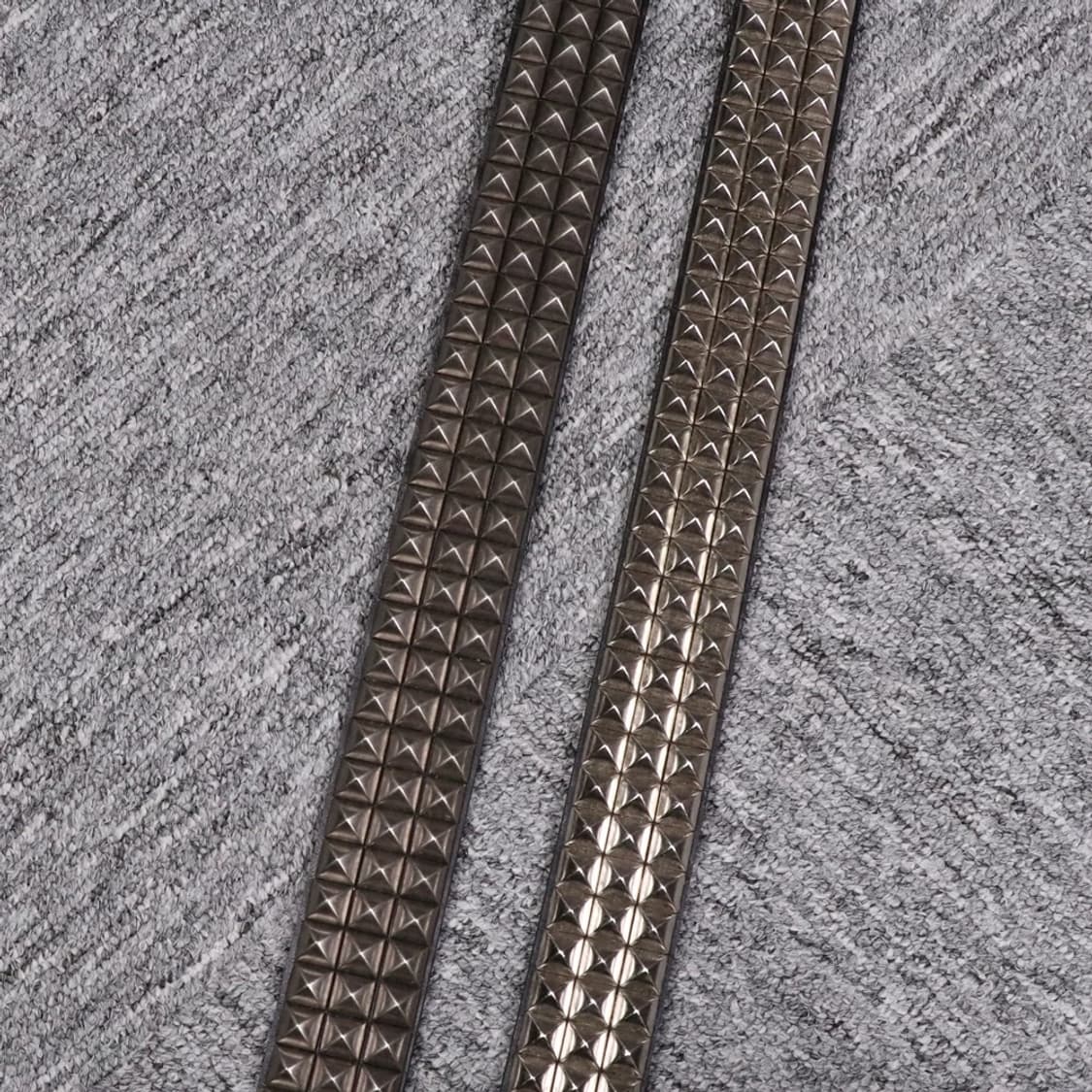 Chrome Grid Stud Belt 상품이미지5