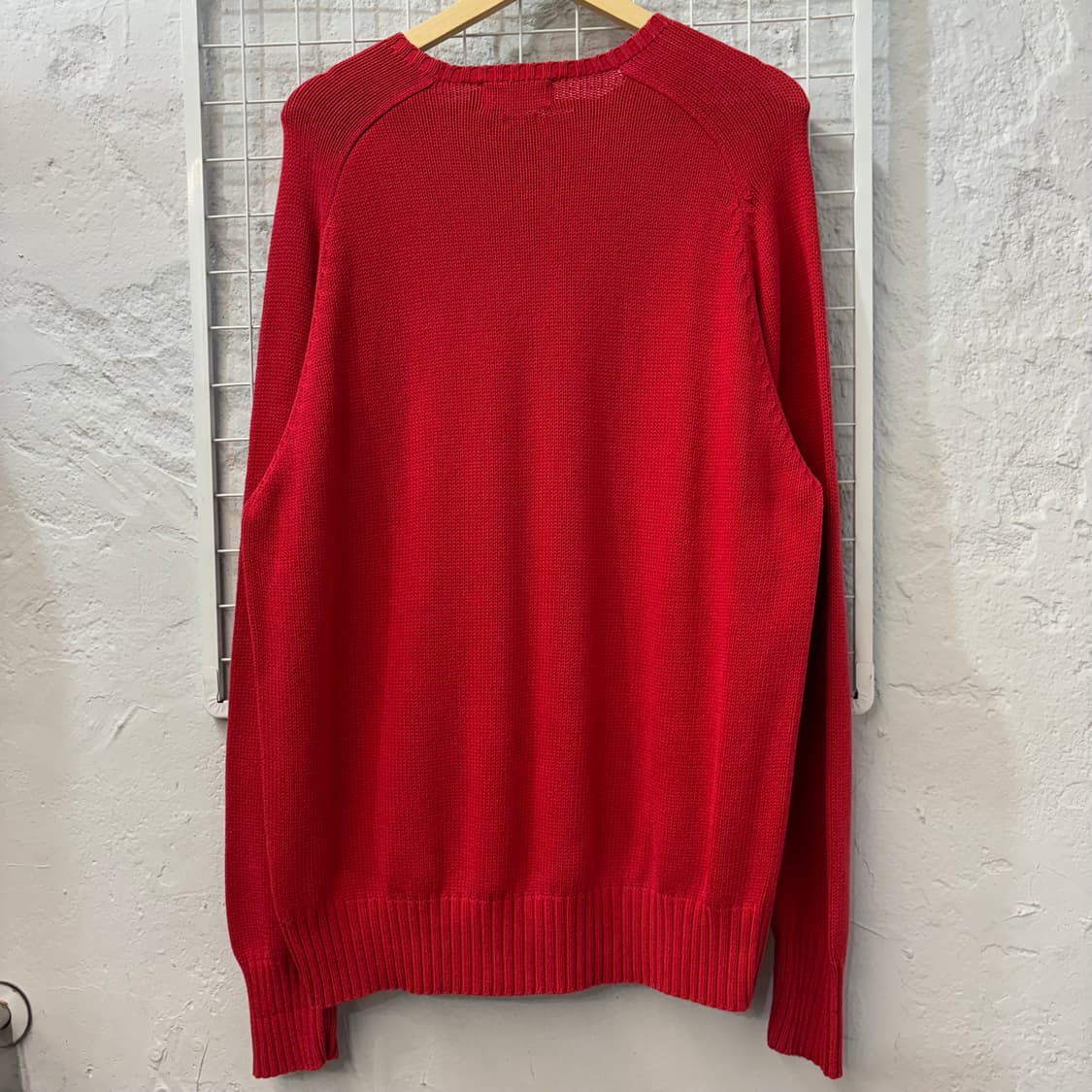 폴로 랄프 로렌 빈티지 레드 니트 XL 상품이미지2