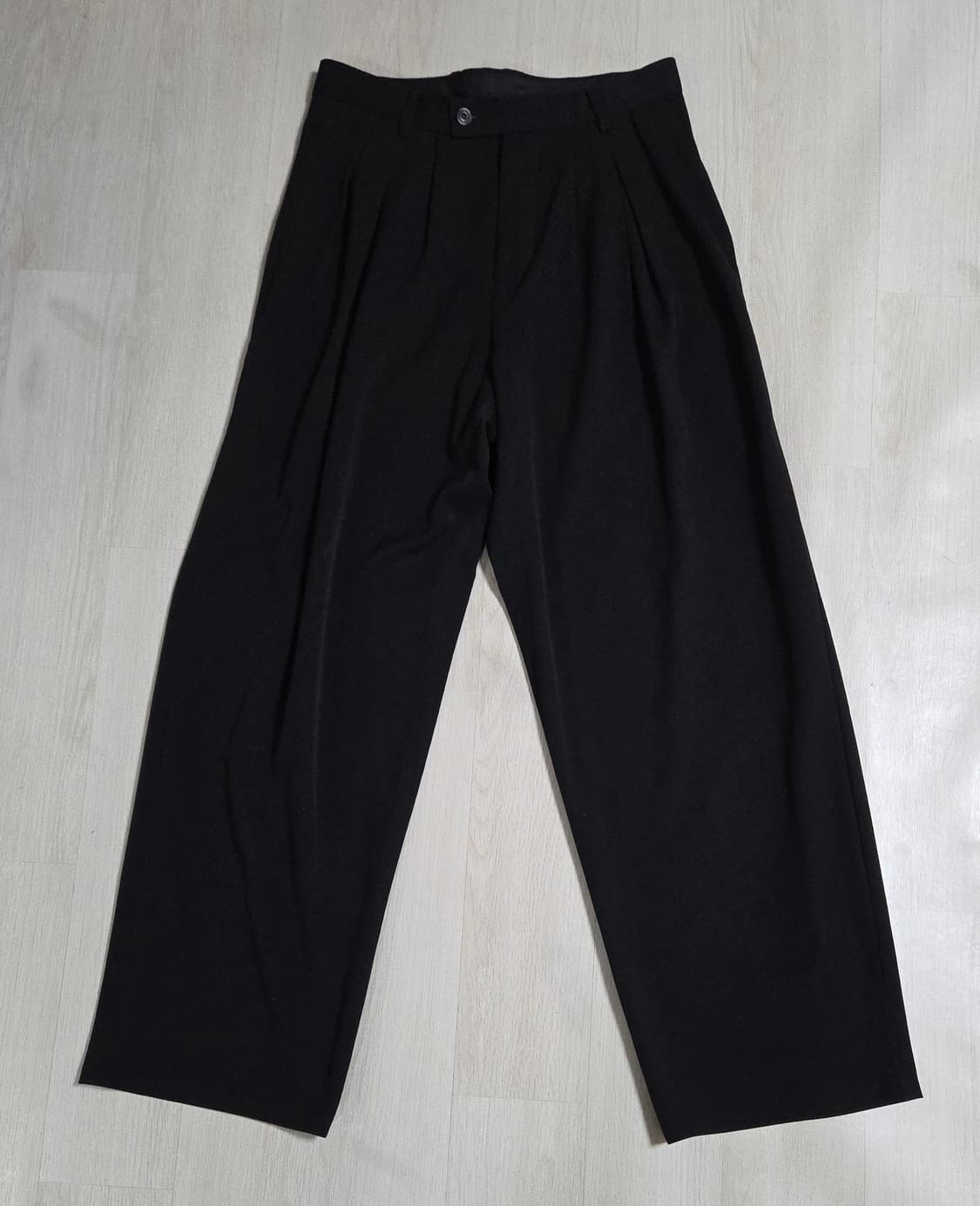 (착샷) 주앙옴므 와이드 플리츠 트라우저 슬랙스 상품이미지1