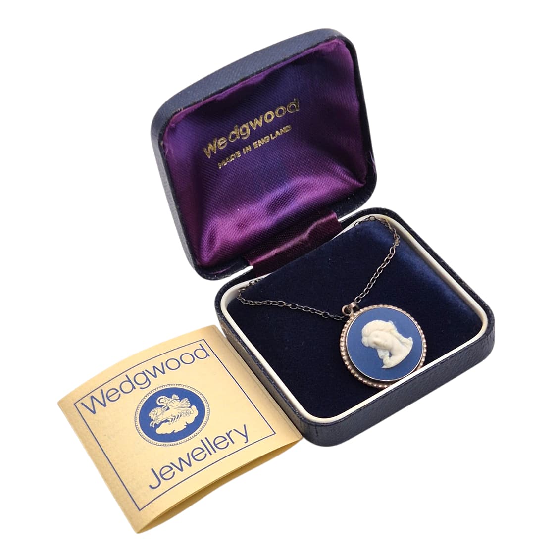 70s 영국 웨지우드 실버925 빅 카메오 목걸이 상품이미지3