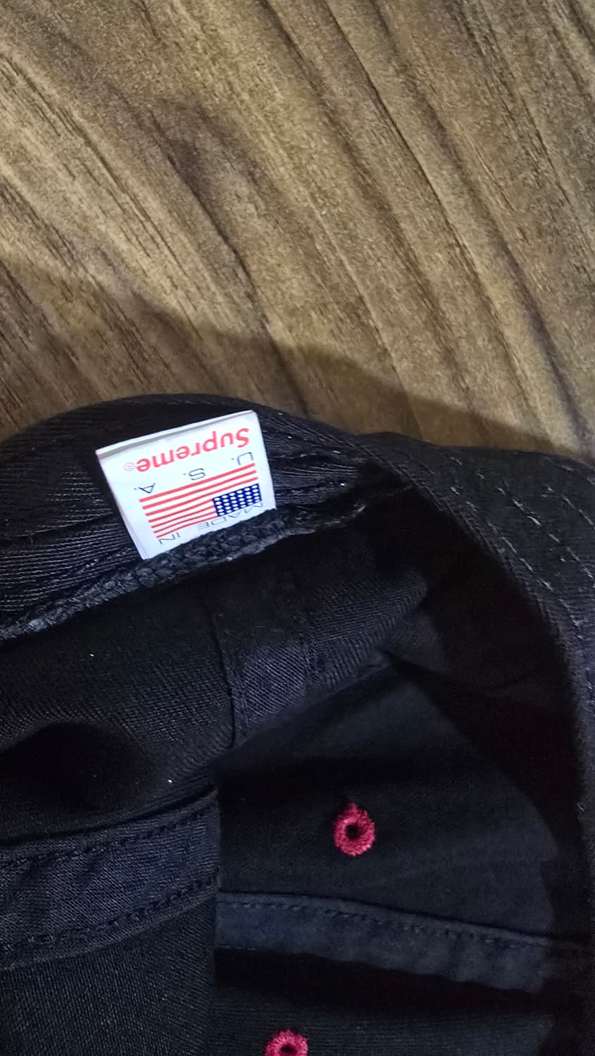 슈프림 트레셔 6패널 캡 블랙 21FW 상품이미지6