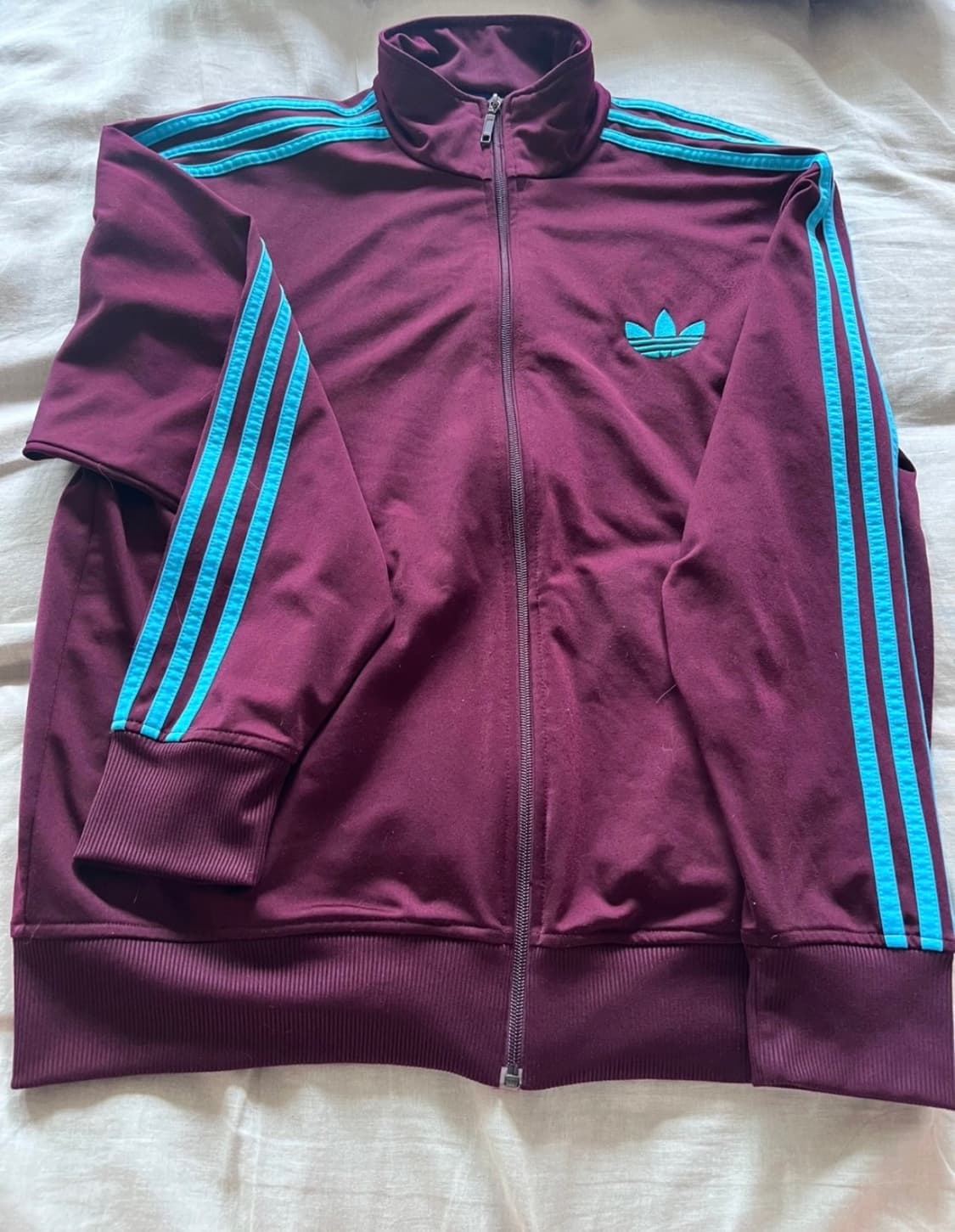 아디다스 삼선 트랙탑 버건디 L 상품이미지1