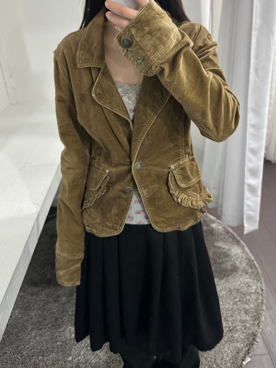 twilltwentytwo velvet design jacket 상품이미지4