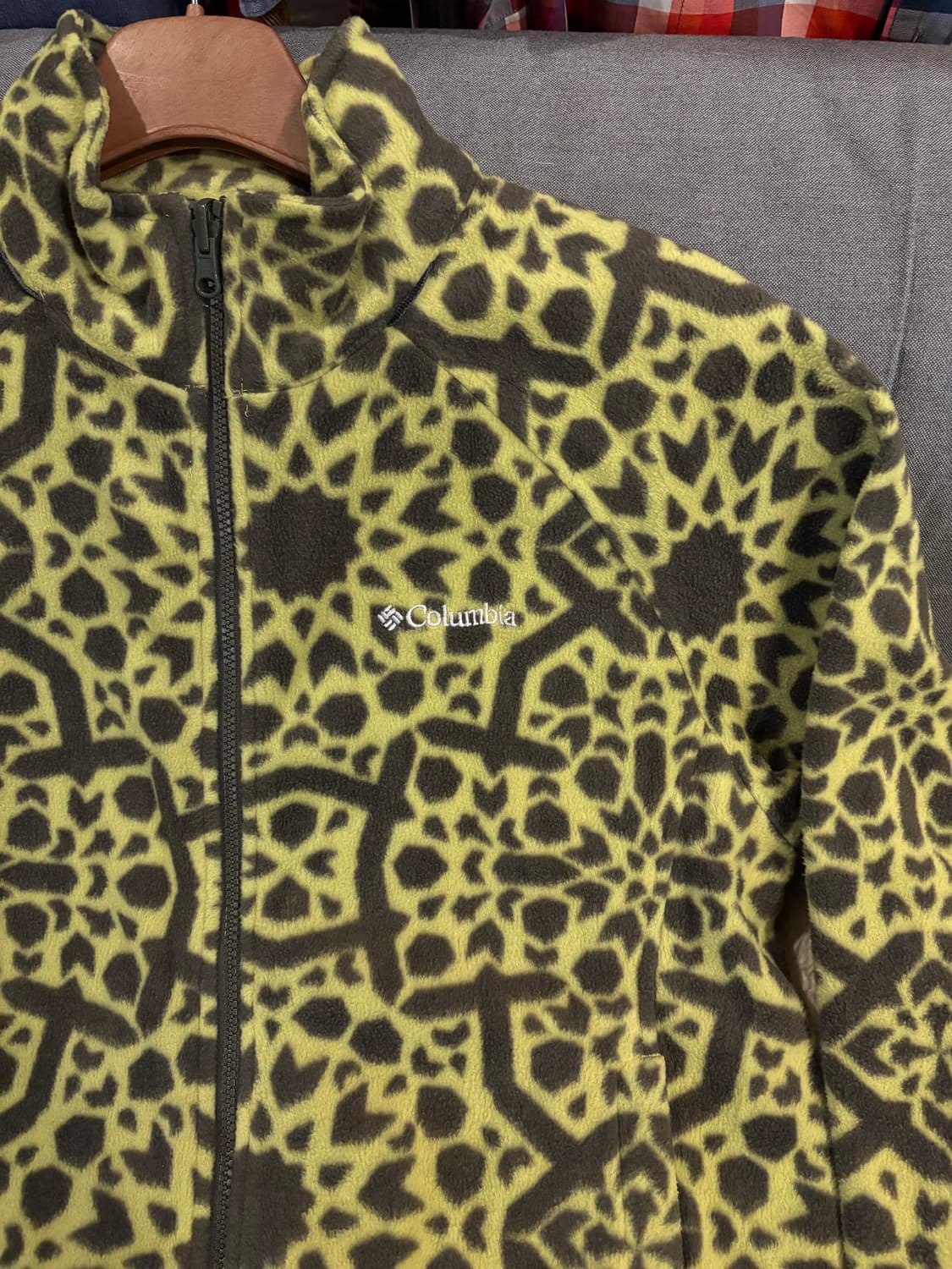 콜롬비아 패턴 후리스 상품이미지3