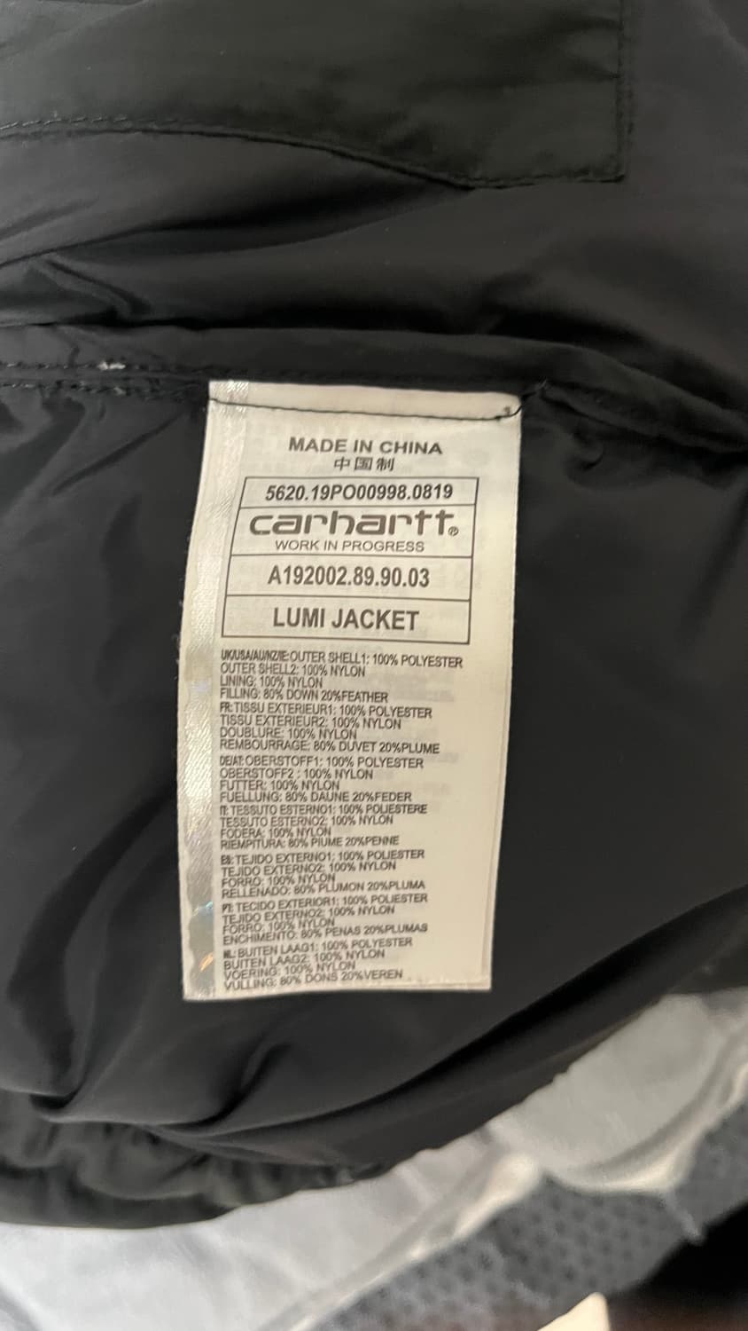 칼하트wip 루미 자켓 패딩 상품이미지9