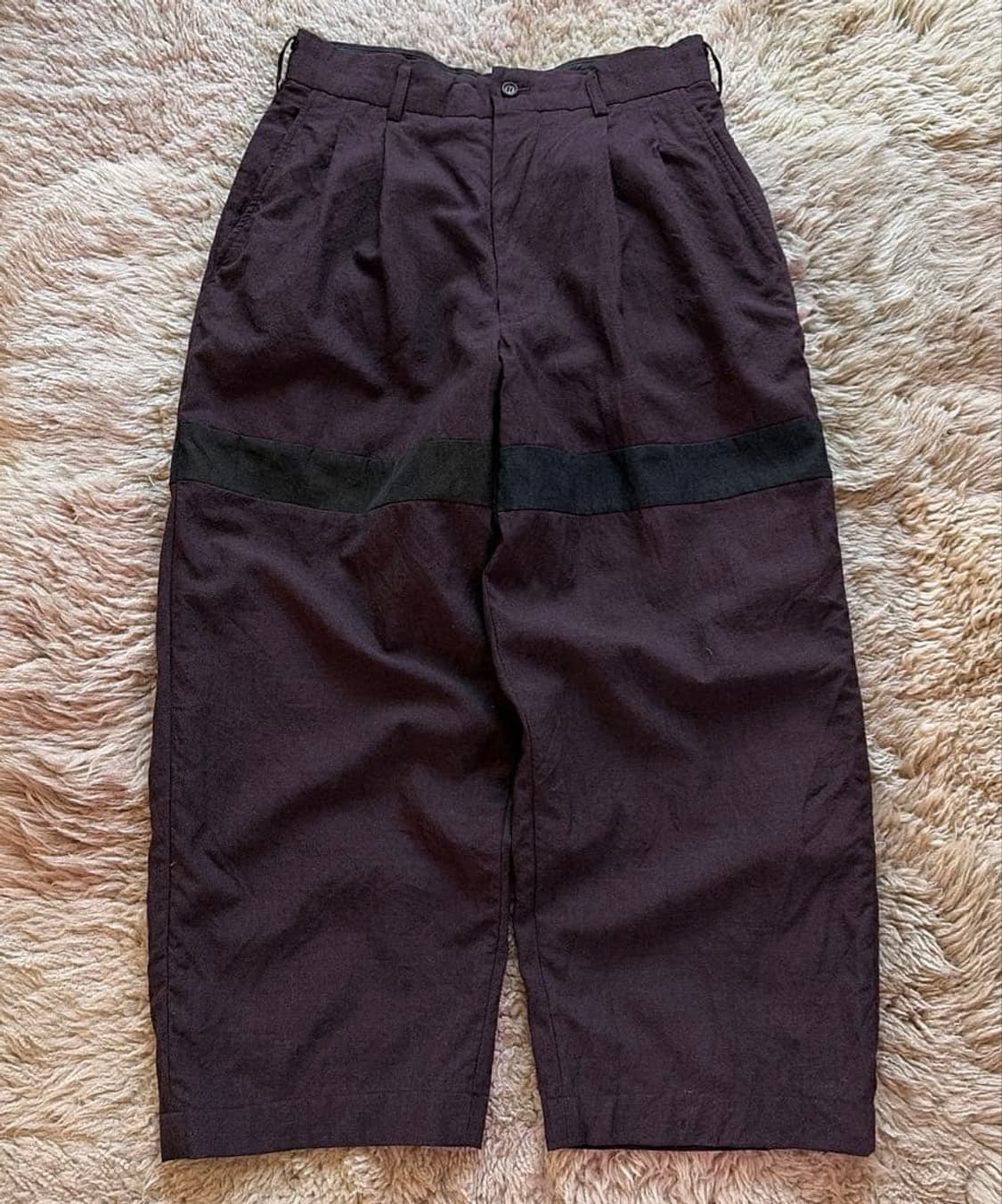 꼼데가르송 옴므 스위칭 와이드 팬츠 상품이미지1