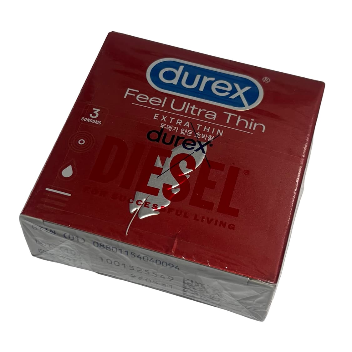 디젤 x 듀렉스 23FW 밀라노 런웨이 협업 콘돔 상품이미지1