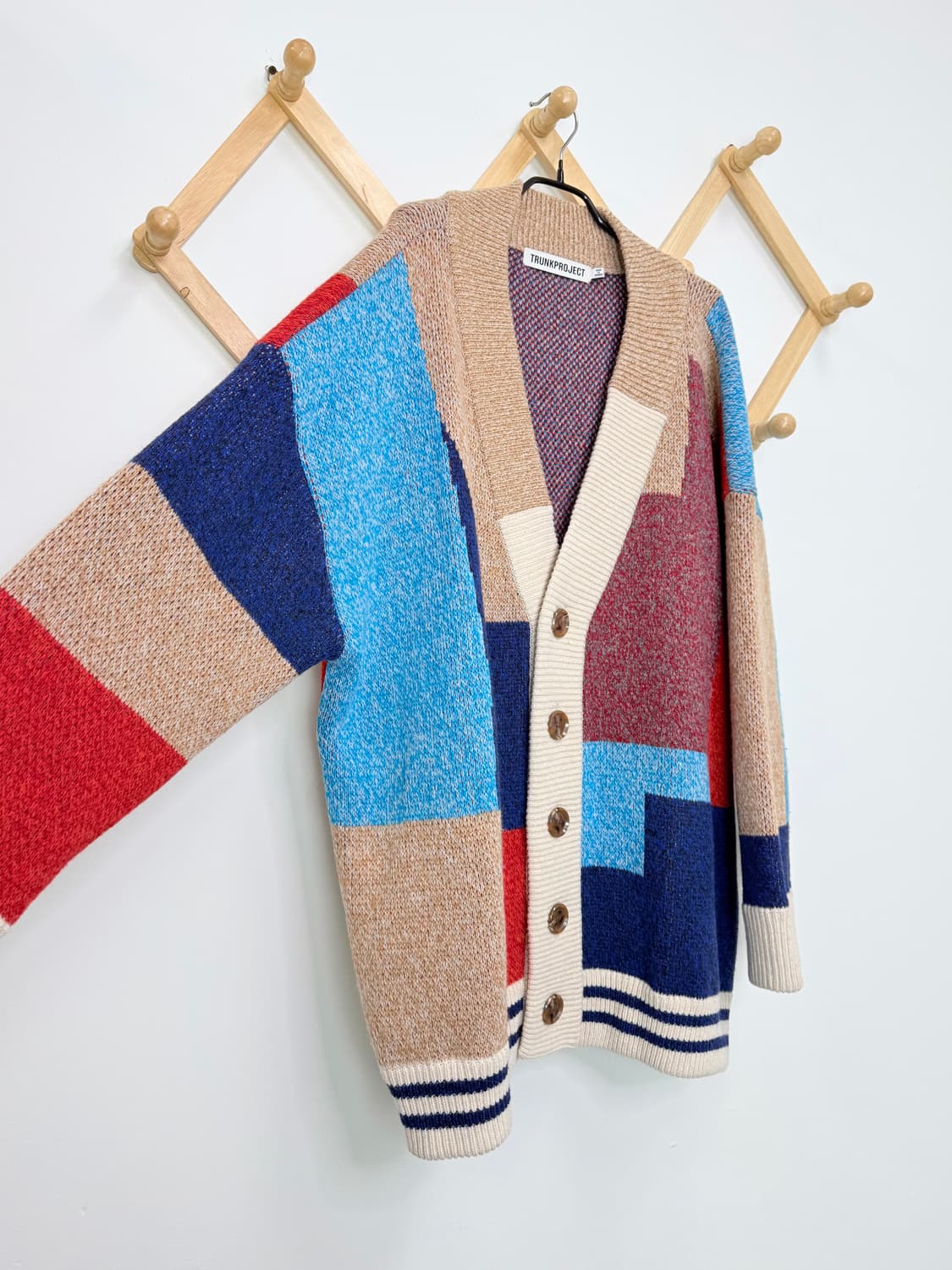 트렁크프로젝트 컬러믹스 울 가디건 상품이미지6