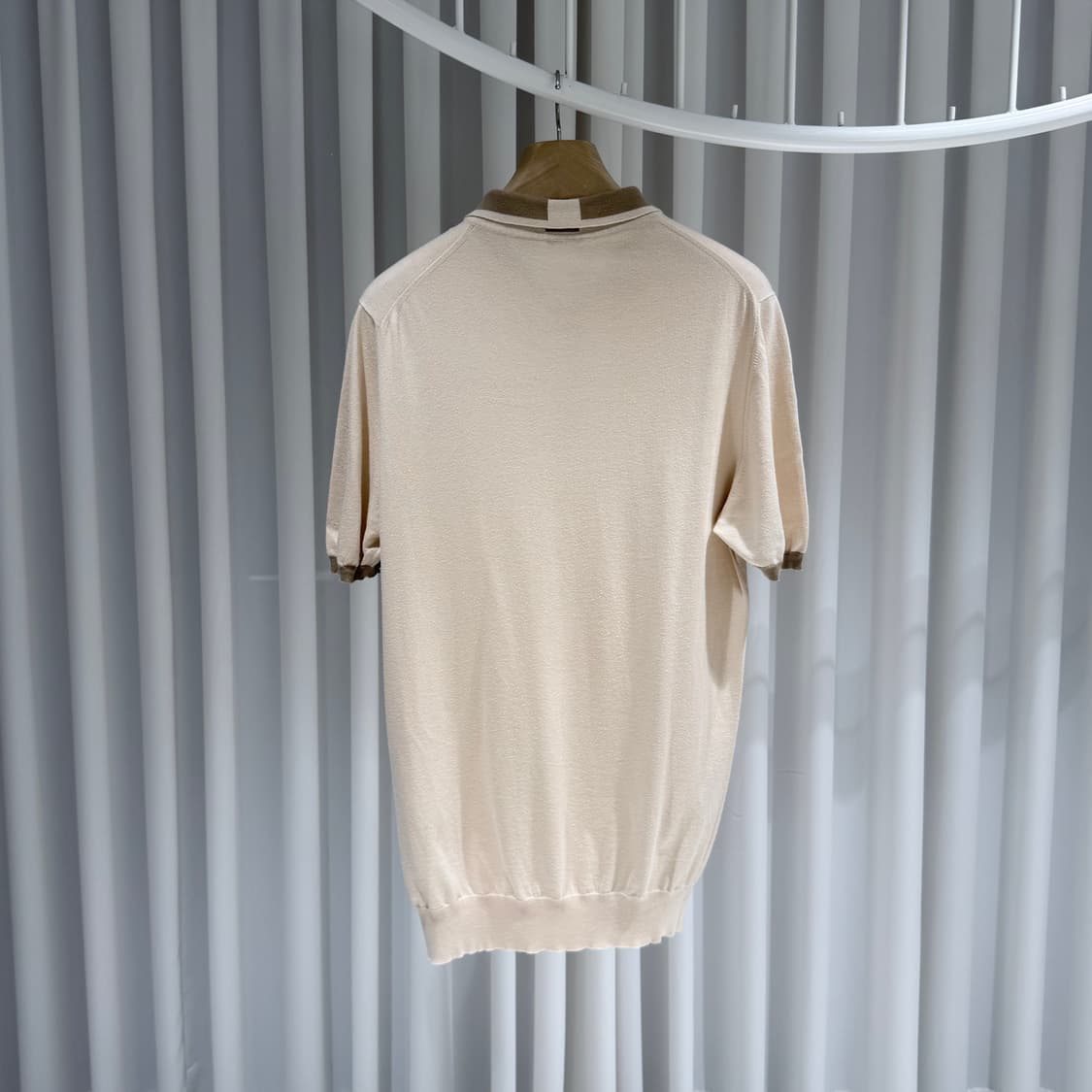 (A+/L) / 키톤 하프집업 니트 폴로 반팔 셔츠 상품이미지3